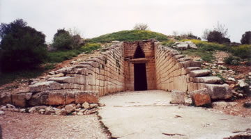 アトレウスの宝庫の入り口